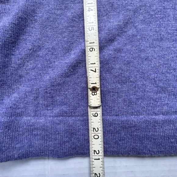 AUTUMN cashmere layered bell sleeved lilac sweater SZ 14 - Picture 8 of 8